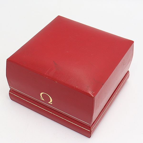 良品 オメガ 空箱 腕時計用 アンティーク ヴィンテージ 赤/レッド