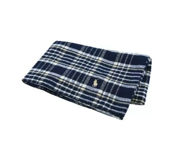 ラルフローレン ハーフブランケット 104 x 140cm ネイビー Ralph