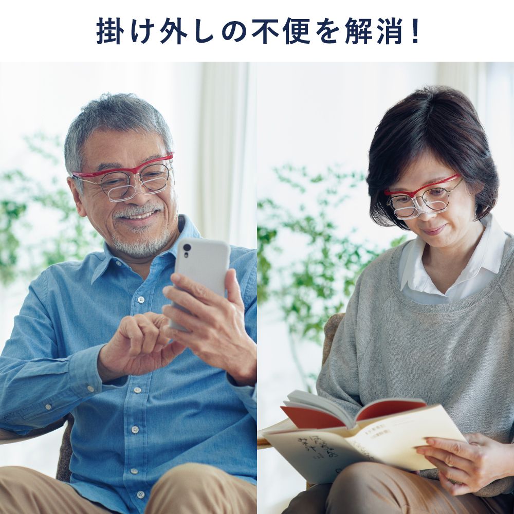 CW20BK ダブルルーペ 1.62倍 ブラック