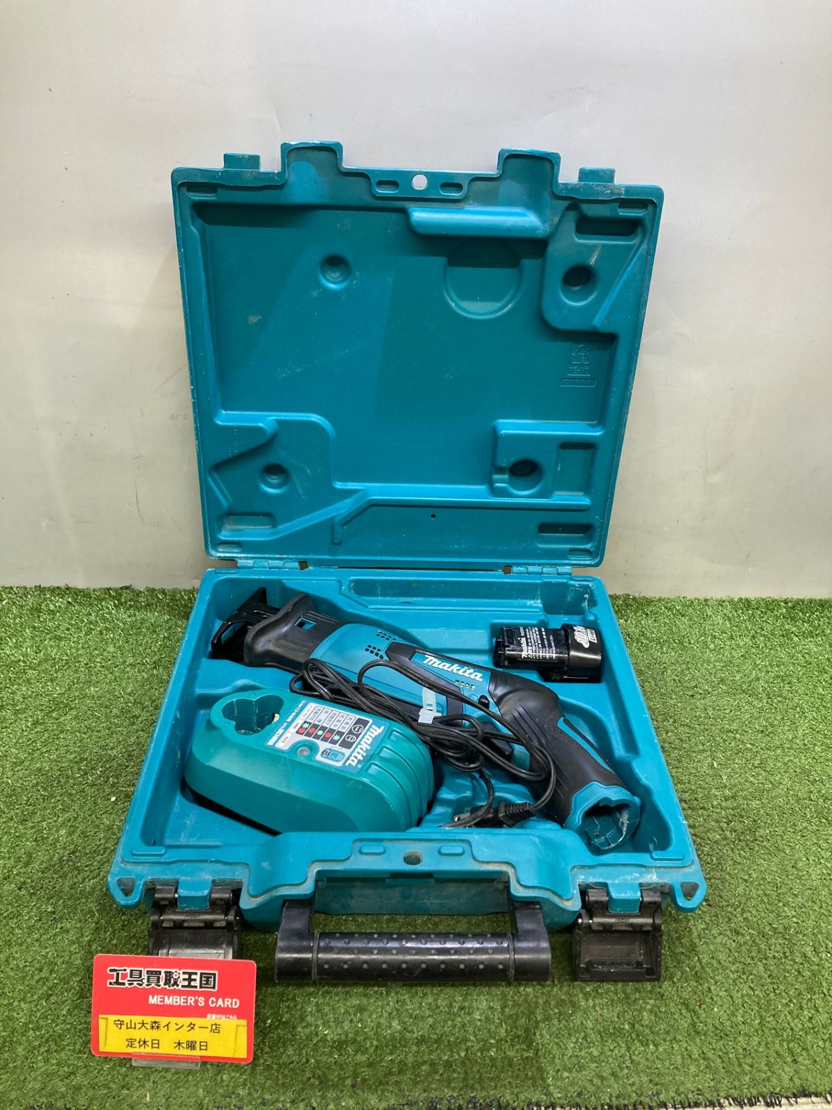 品 0921 makita マキタ 10.8v充電式レシプロソー 1.3Ahバッテリx1|充電器|ケース JR101DW IT9OPR3YZFGC