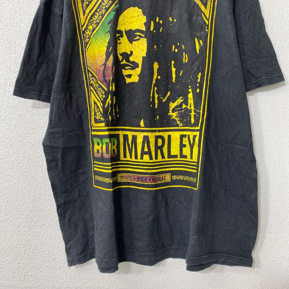 BOB MARLEY 半袖 プリントTシャツ XL ブラック ボブマーリー レゲエ 
