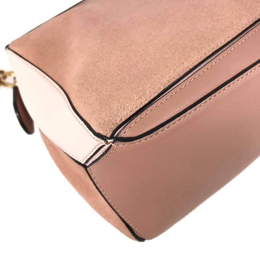 ロエベ LOEWE パズルバッグ スモール 2WAY ショルダー ピンクベージュ 
