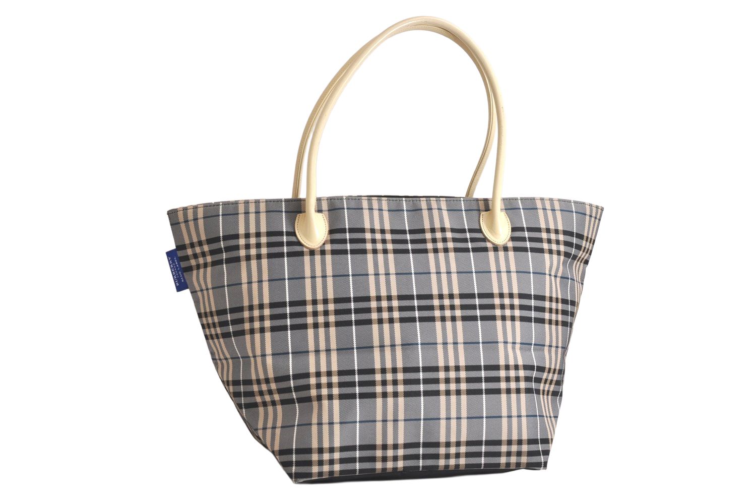 BURBERRY BLUELABEL ナイロン ノバチェック トートバッグ バーバリー 