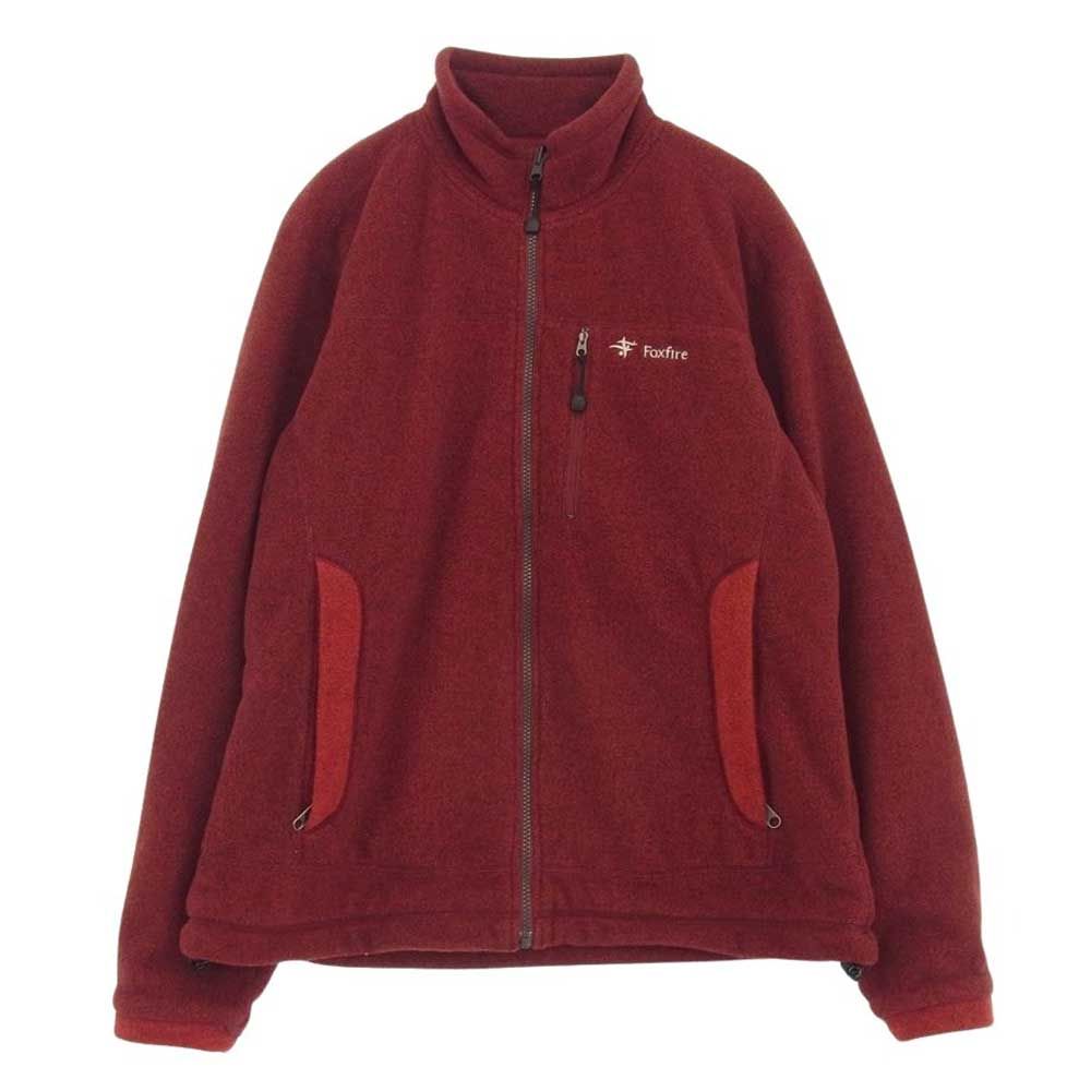 フォックスファイアー foxfire 5113047 POLARTEC ポーラテック フリース フルジップ ジャケット ドレイス ジャケット レッド系 L【美品】【中古】