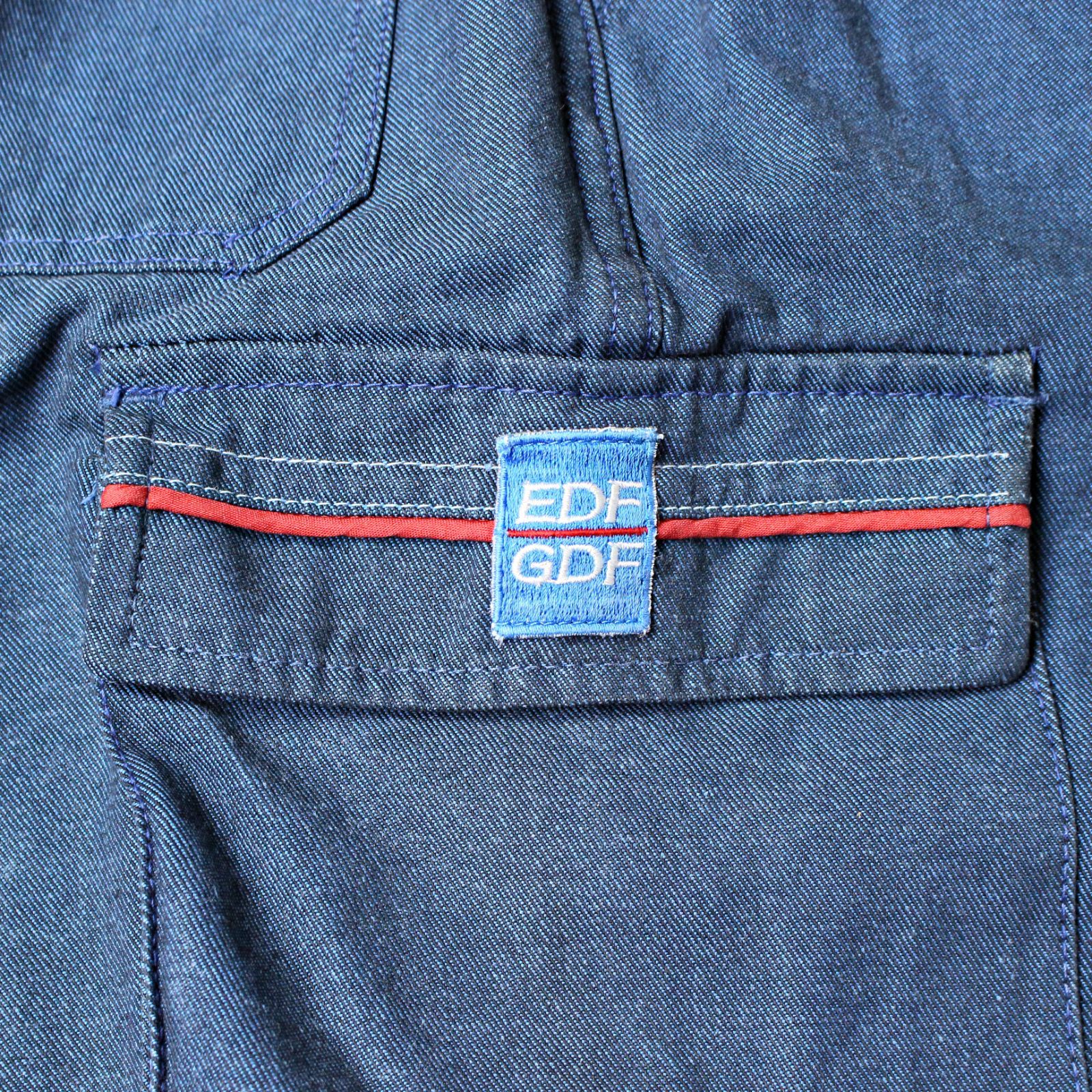 【CDX】フランス製 EDF/GDF コットンツイル フレンチワークパンツ カーゴパンツ size42 ビンテージ