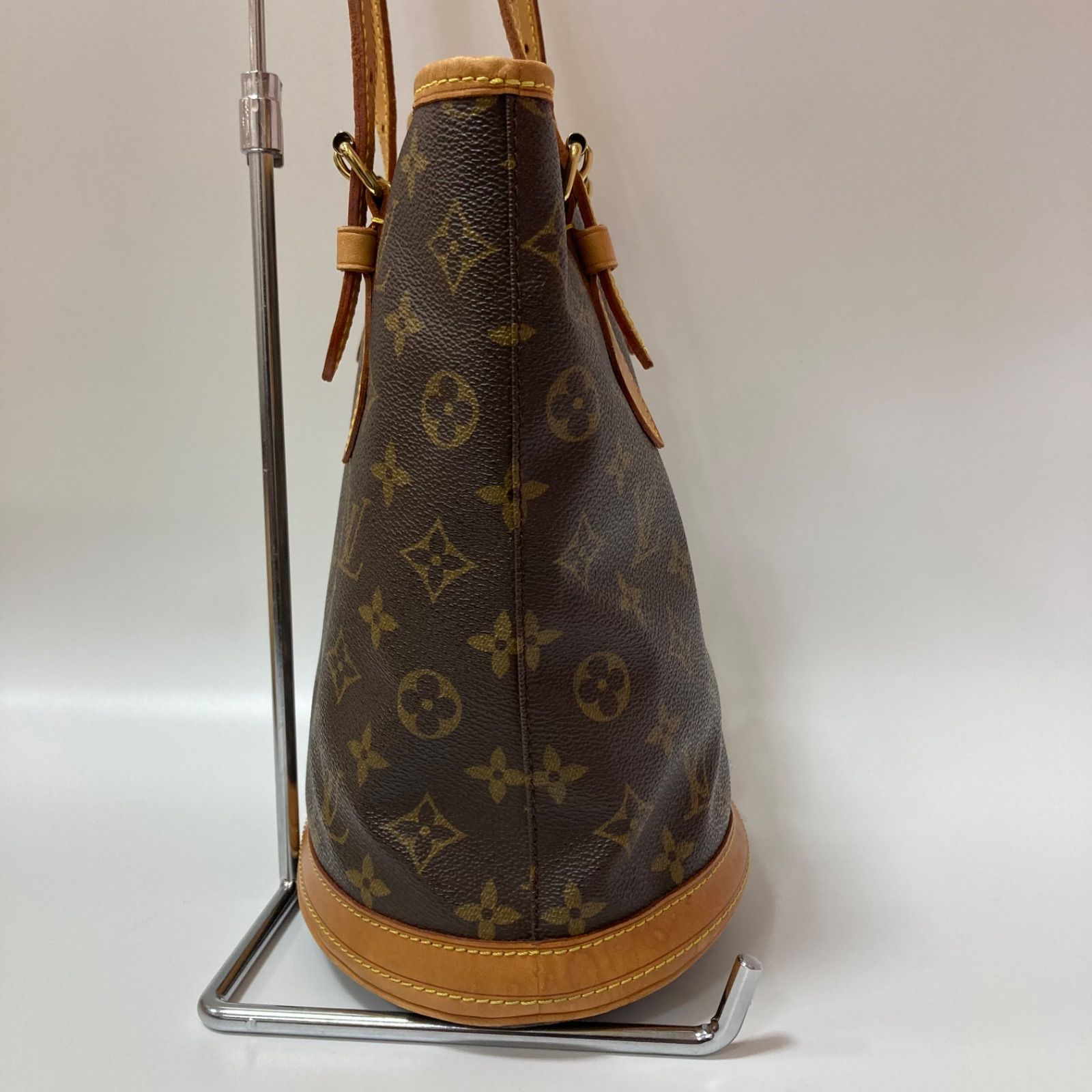 LOUIS VUITTON⁂ ルイヴィトン モノグラム バケットPM トート ポーチ ...