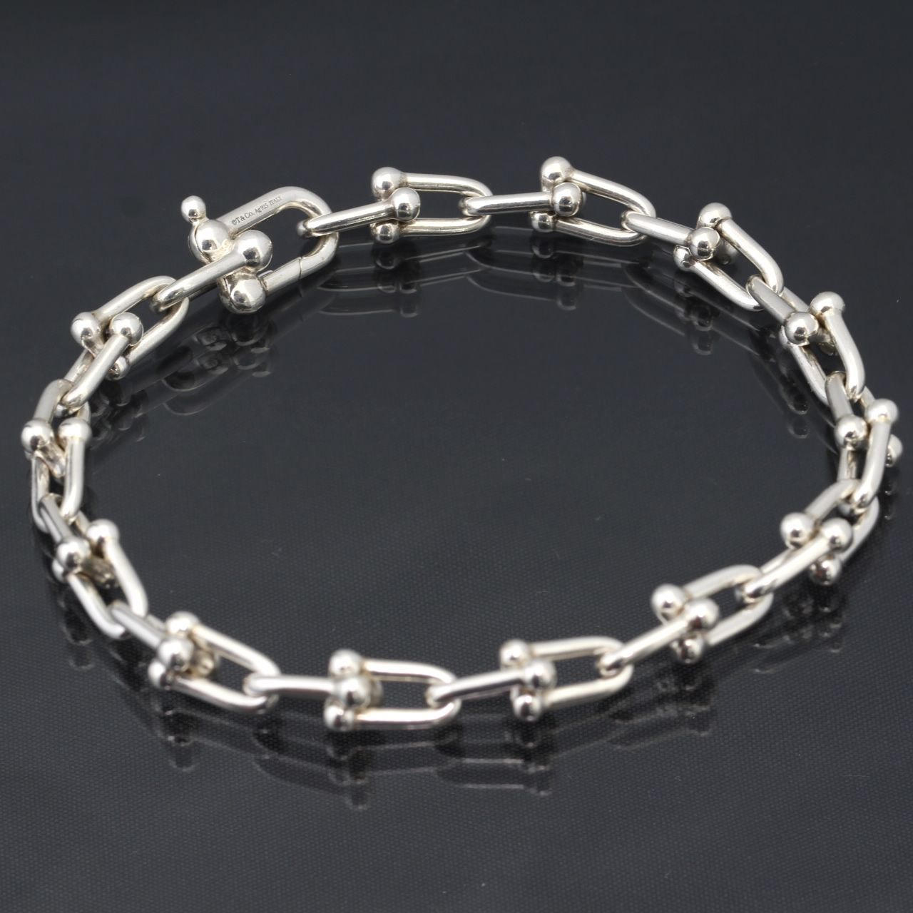 Tiffany&Co ハードウェア 騒がしい スモールリンクブレスレット