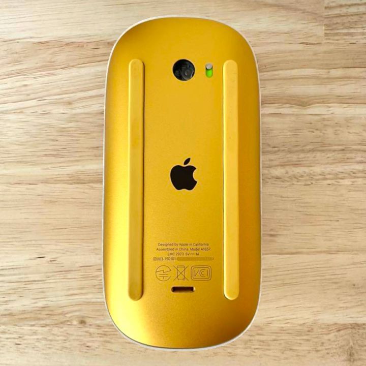 ほぼ未使用 限定色 イエロー Apple Magic Mouse アップル純正 Magic Mouse -yellow . iMac付属de限定色イエローSP - メルカリ