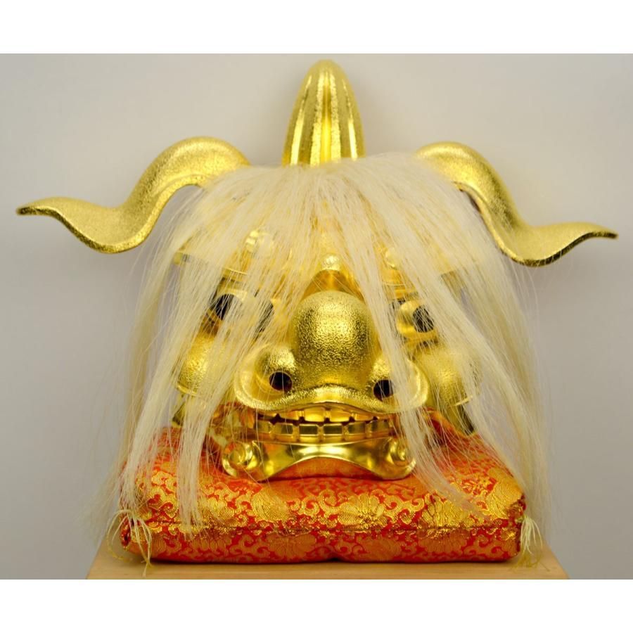 獅子頭 金箔 富山県井波彫刻 獅子頭 金箔 富山県井波彫刻 獅子頭 金箔 富山県井波彫刻