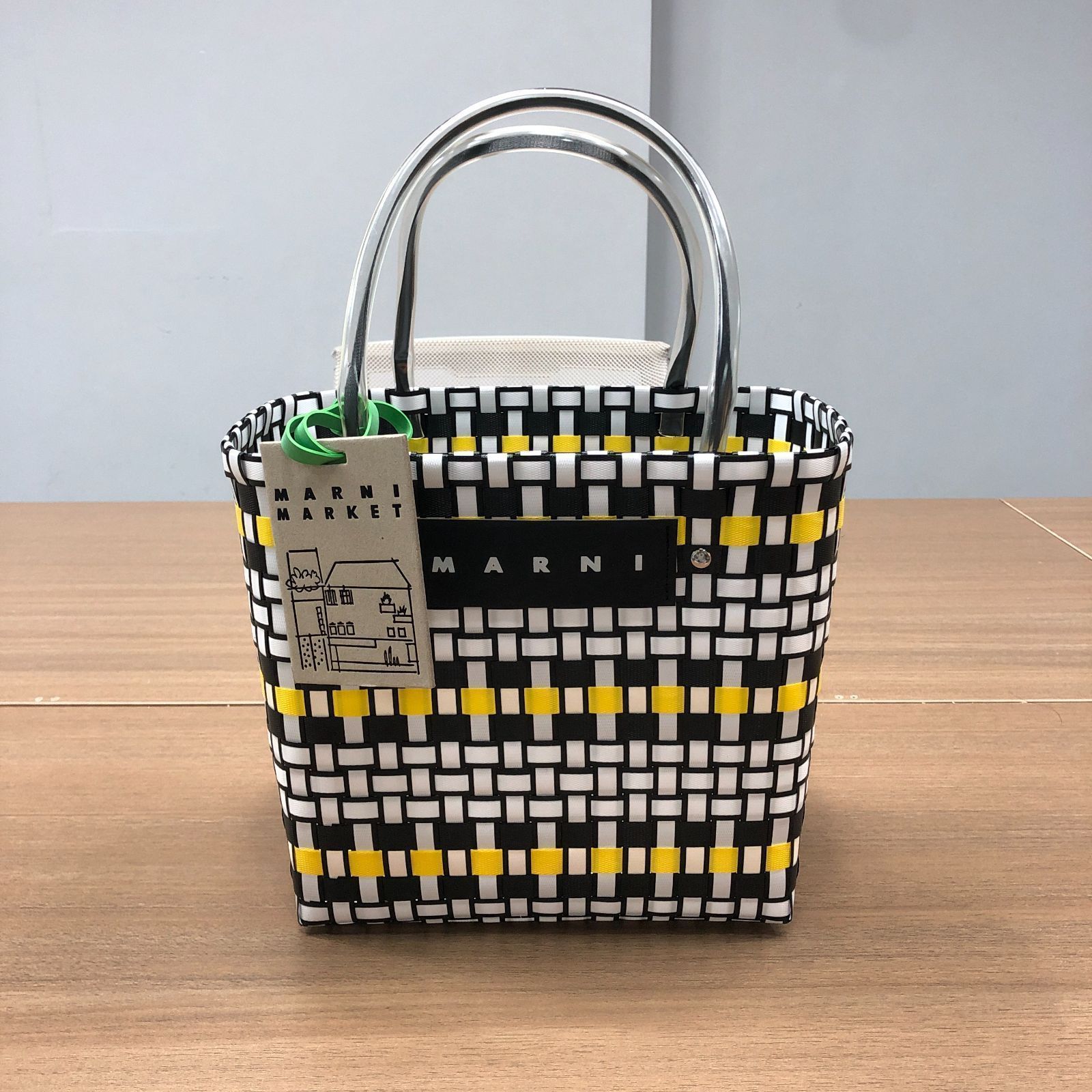 MARNI cafe stripe bag メッシュバッグ マルニ マルチカラー MARNI