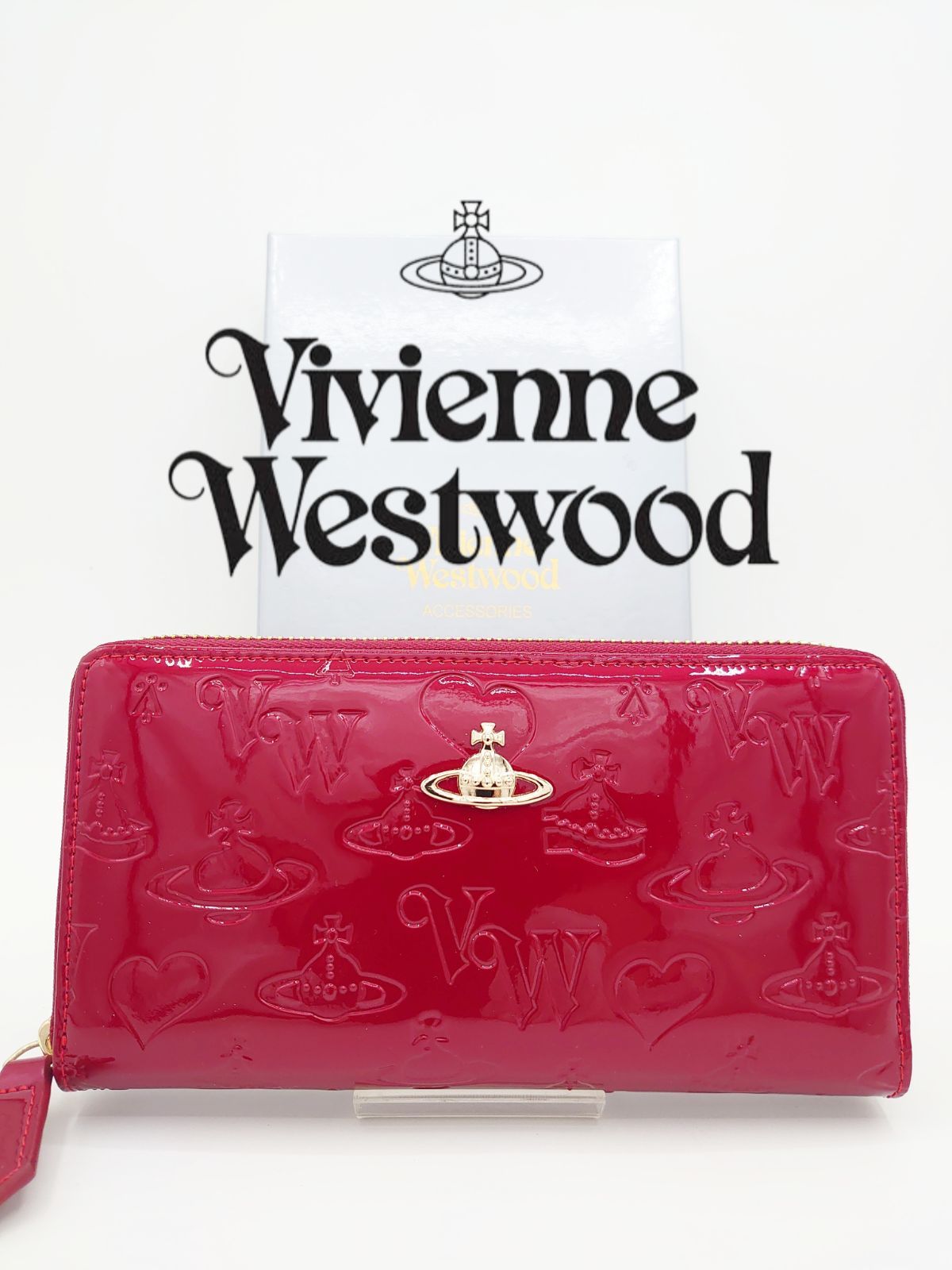 Vivienne Westwood ヴィヴィアン ウエストウッド 長財布 エナメル ...