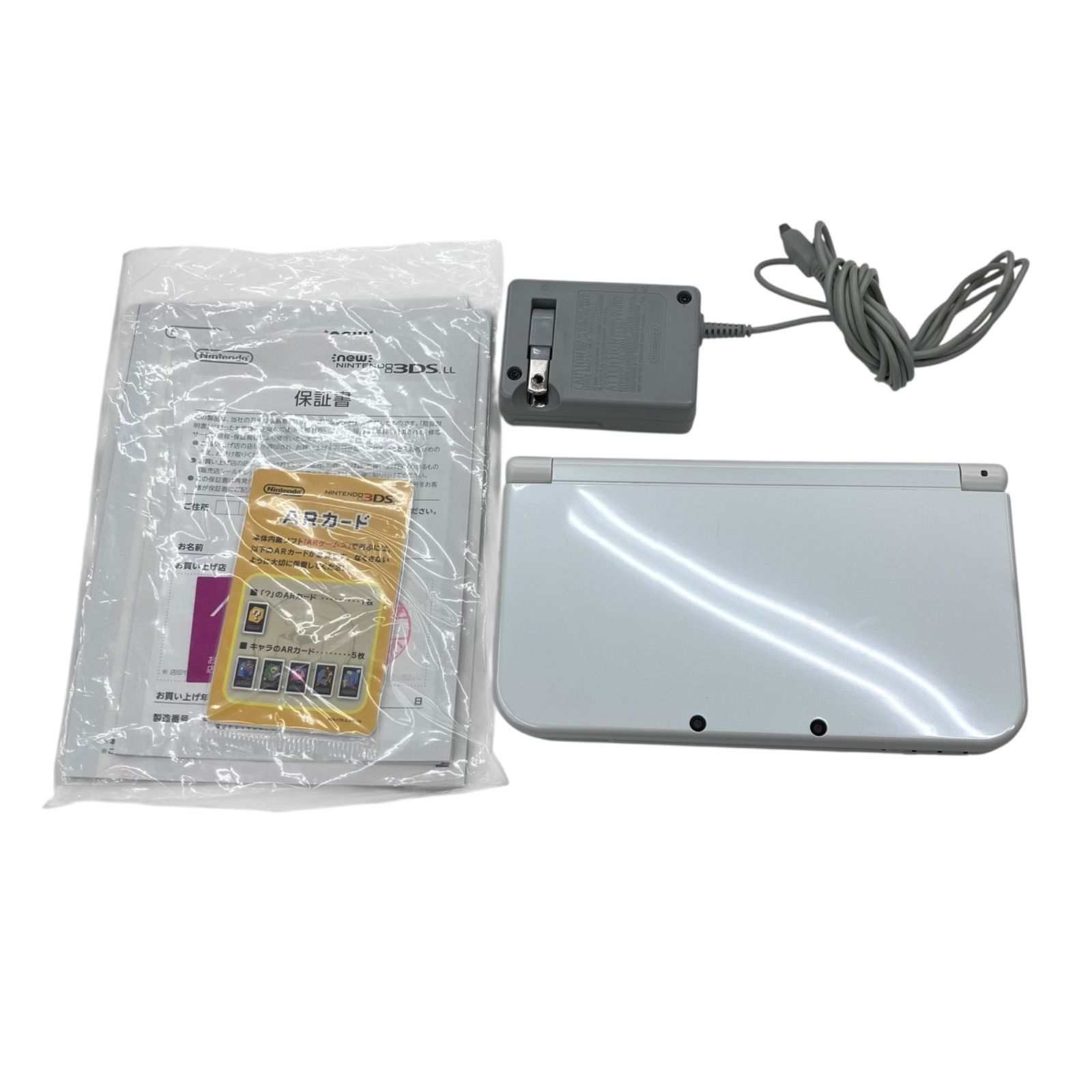186000 現状品 任天堂 new Nintendo3DS LL RED-001 ホワイト