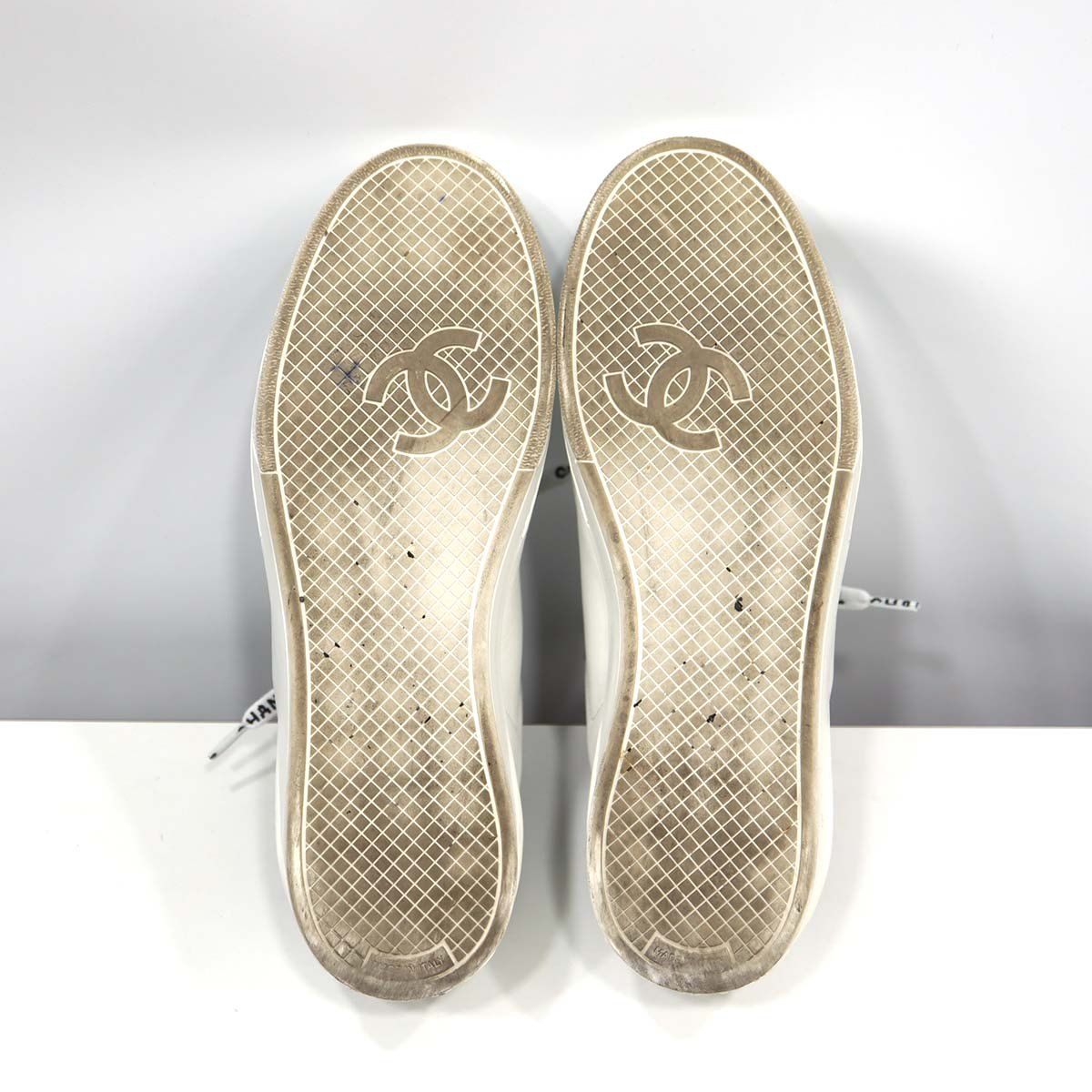 CHANEL シャネル スニーカー G34085 ホワイト サイズ38 25cm