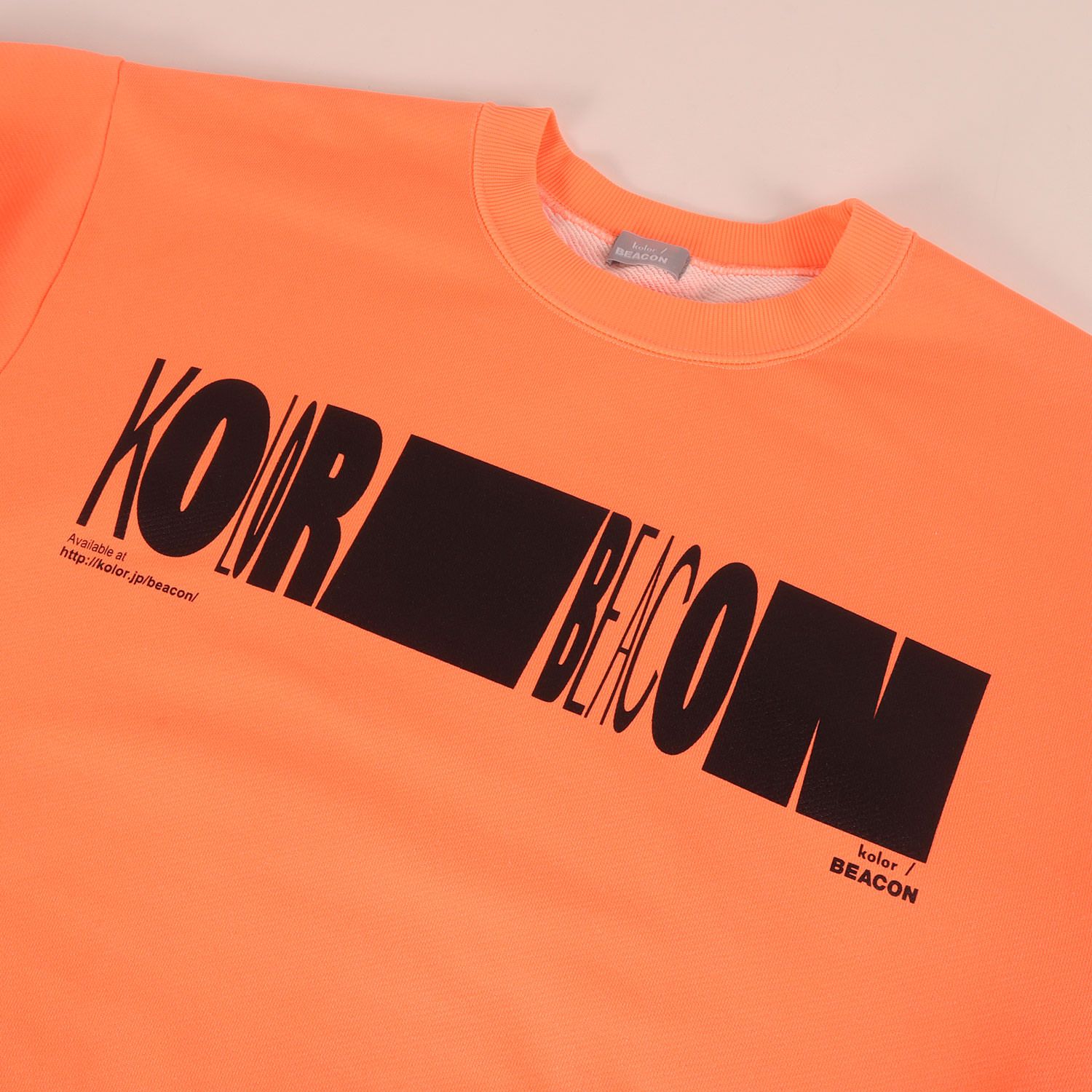 kolor カラー スウェット | ロゴ スウェットシャツ (20WBM kolor カラー スウェット | ロゴ スウェットシャツ (20WBM