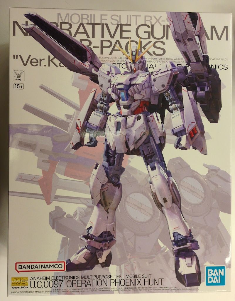 BANDAI SPIRITS MG 1|100 機動戦士ガンダムNT ナラティブガンダム B装備 Ver.Ka