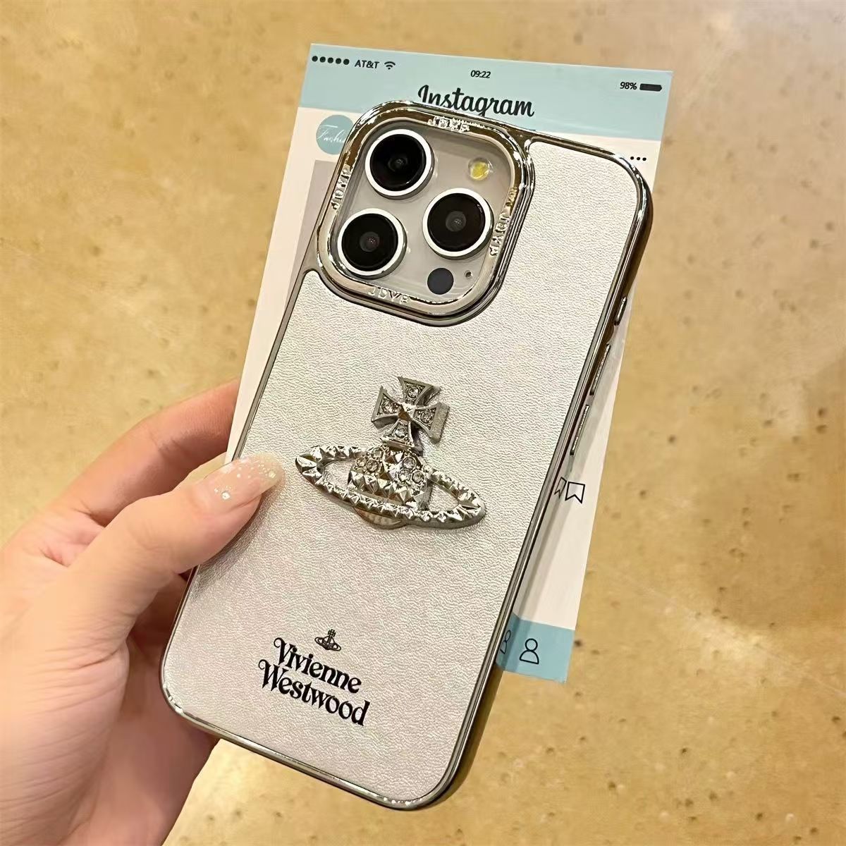 新品未使用 Vivienne Westwood iphone 携帯 ケース スマホケース iPhone16 iPhone15 Pro iPhone14  Pro iPhone13 ケース promax 12 アイフォンケース 立体感 シルバー - メルカリ