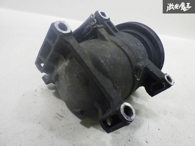 シルビア　エアコンコンプレッサー 保証付 動作OK】日産純正 S13 シルビア エアコンコンプレッサー