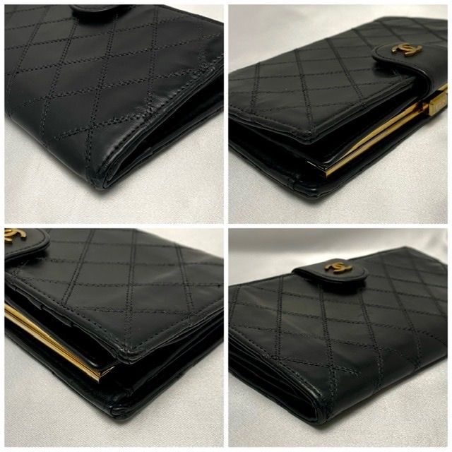 CHANEL シャネル ビコローレ がま口 長財布 二つ折り - メルカリ
