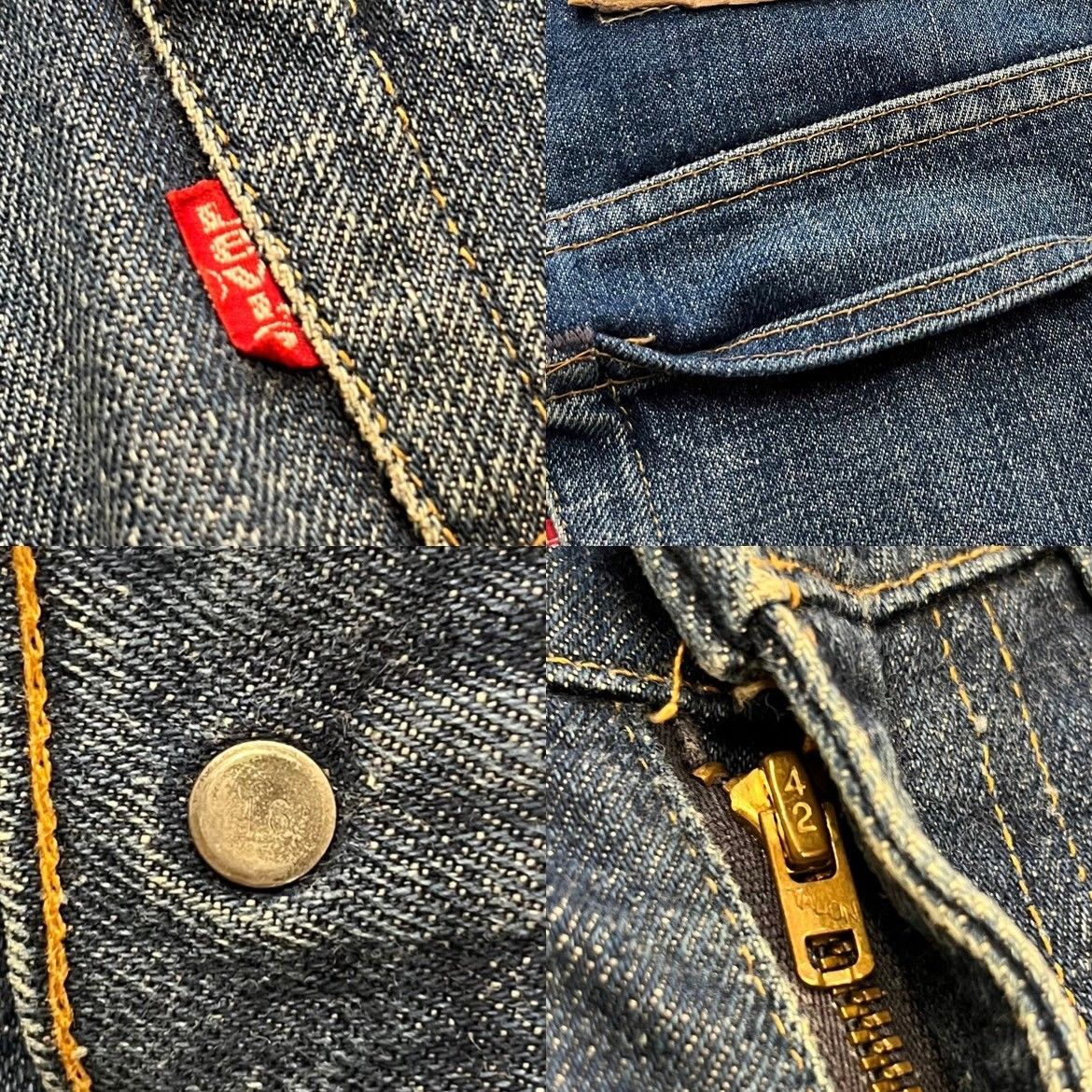 70s ビンテージ Levis 517 66シングル ブーツカット デニムパンツ W30 USA製 70年代 ヴィンテージ 66前期 リーバイス517  アメリカ製 - メルカリ