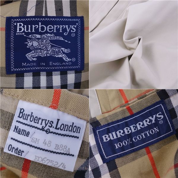 美品 Vintage バーバリー Burberrys 英国製 ライナー付き トレ - メルカリ