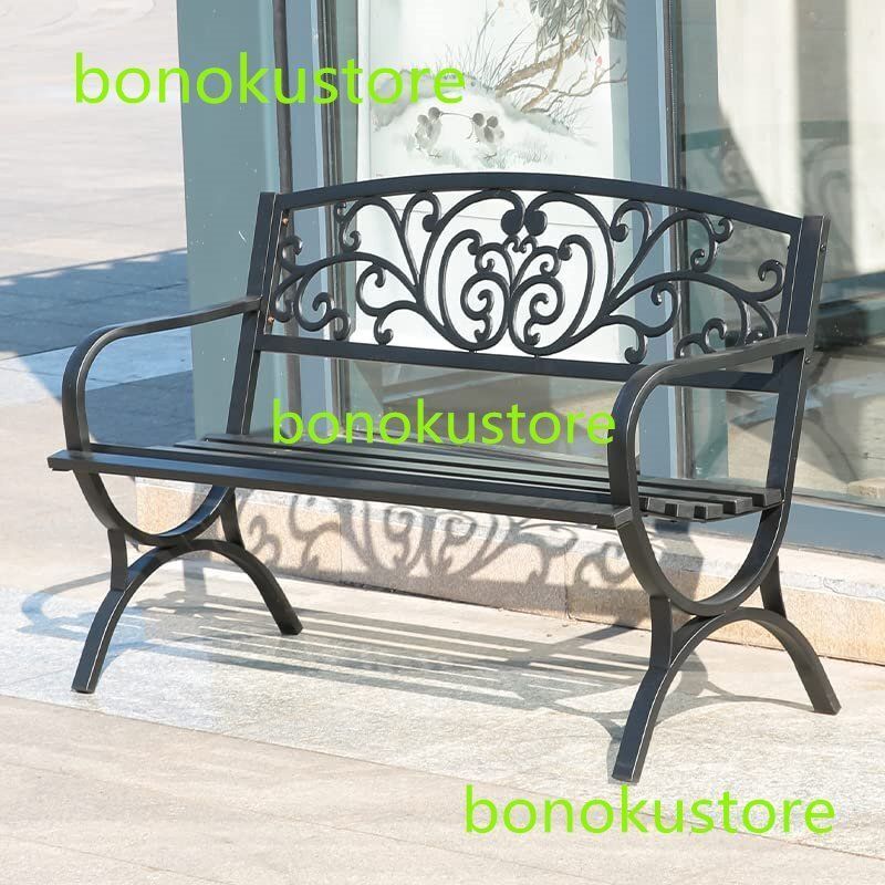【正規品】激安＆送無も。 ガーデンベンチ アイアン ガーデンチェアー 屋外 ベンチ ガーデニング 鋳物 130 80 60CM パティオ 庭 芝生 バルコニー ピンク 新作満載。