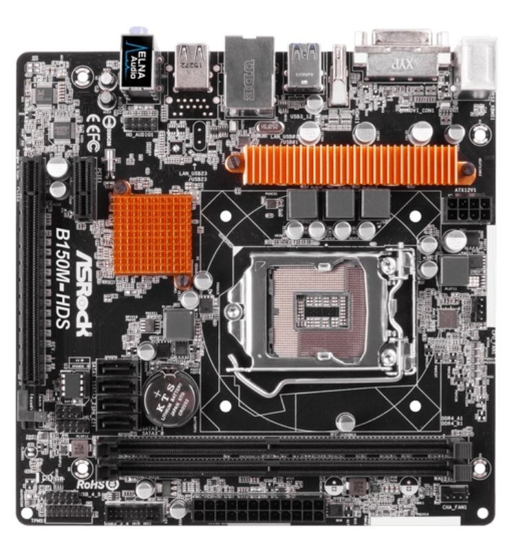 AsRock B150M-HDS LGA1151 DDR4 32G DVI-D HDMI M-ATX Motherboard - メルカリ