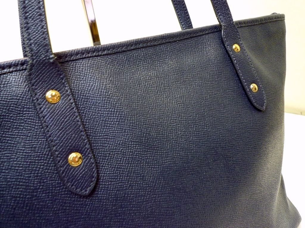 コーチ COACH バッグ トートバッグ ショルダー ネイビー