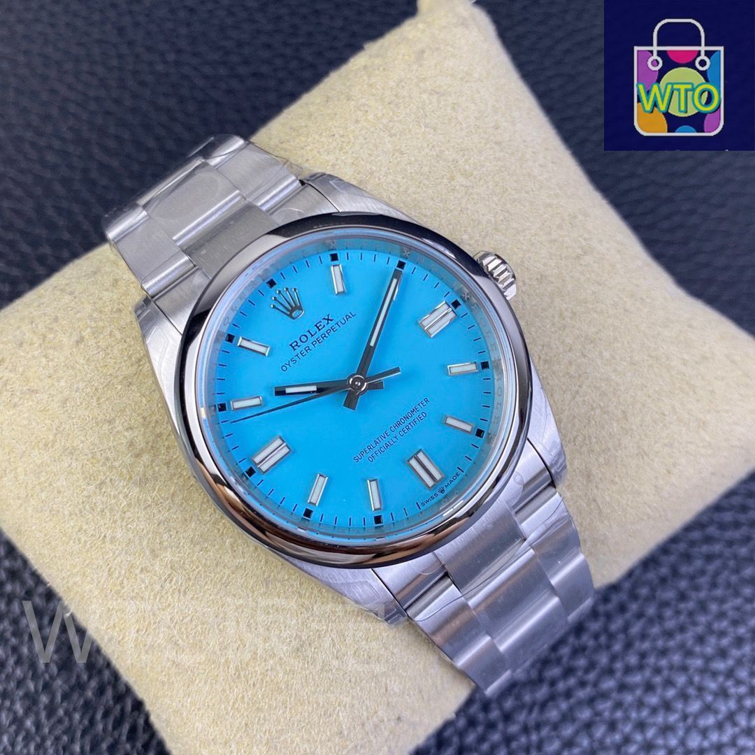 42今すぐ へようこそ! 全機能付き オイスターパーペチュアル36 ターコイズブルー ♥45| | ♥--WTO輸入2