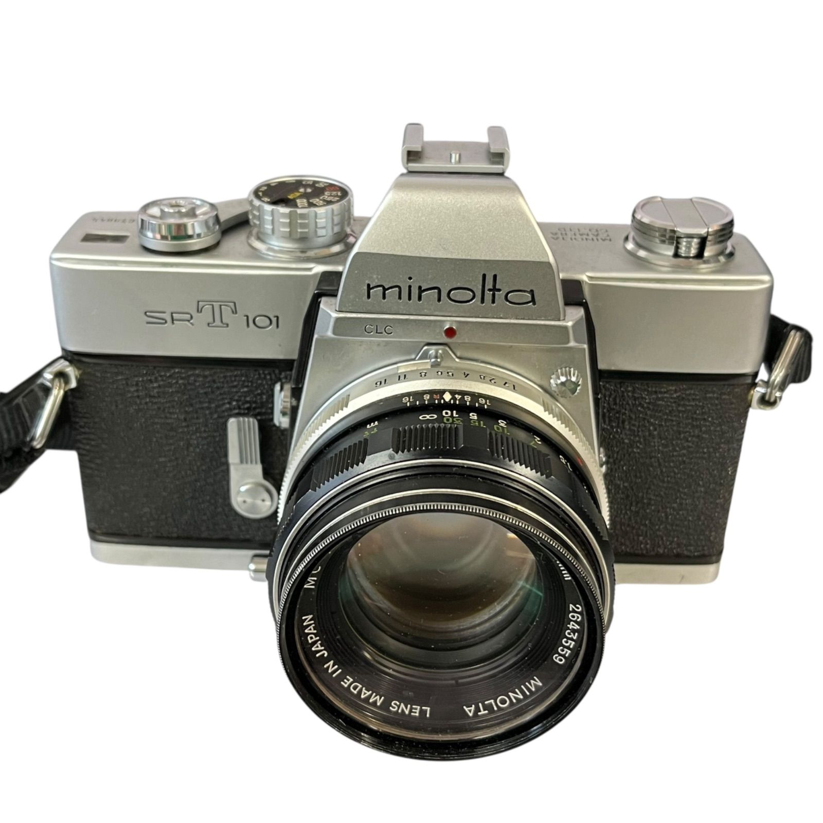 【完動美品】ミノルタフィルムカメラSRT101&55mm f1.7 405422 完動美品】ミノルタフィルムカメラSRT101&55mm f1.7 405422