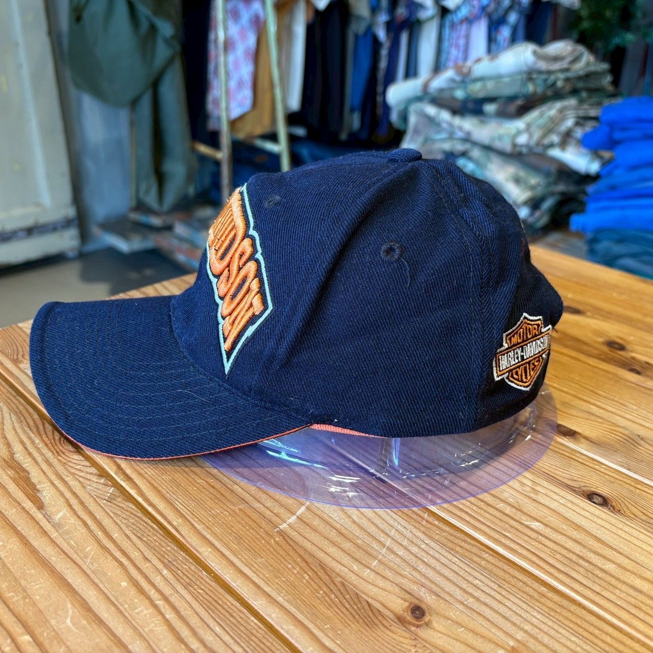 ハーレーダビッドソン　ハーレー　キャップ　帽子　ヴィンテージ　古着　正規品 ハーレー・ダビッドソン ミュージアム ビンテージ キャップ