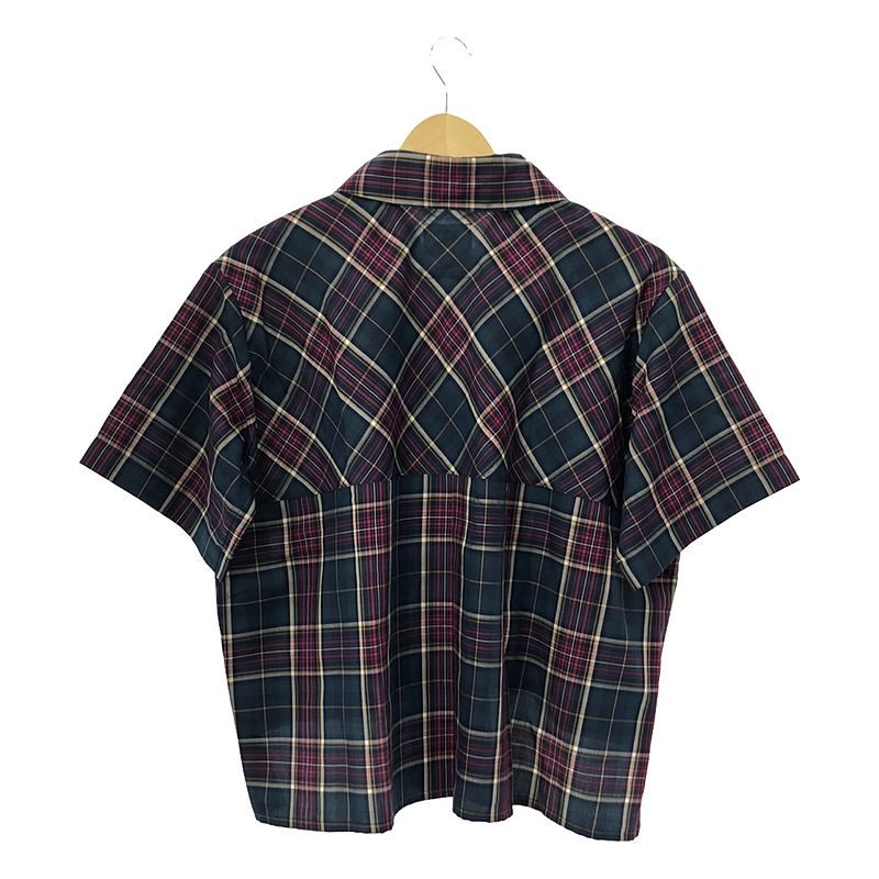 美品】 madder madder / マダマダ | ROSE big pocket check / チェック シャツ ブラウス | F |  グリーン/ピンク系 | レディース - メルカリ