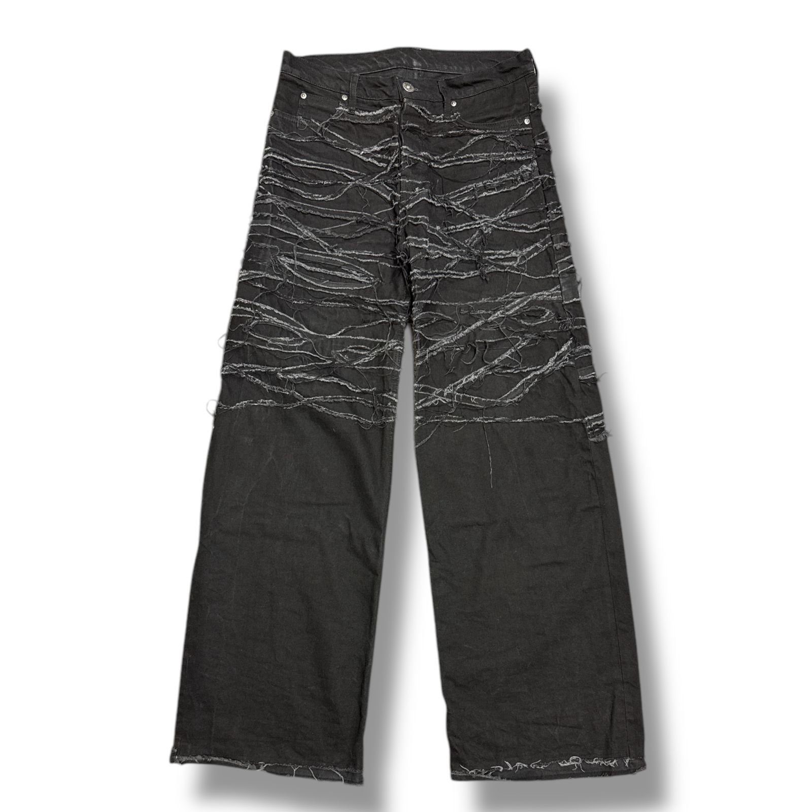 パンツ PARADOXE PARIS CRUDE BAGGY JEANS 28 38 参考上代114000円 PARADOXE PARIS CRUDE BAGGY JEANS クルードバギー