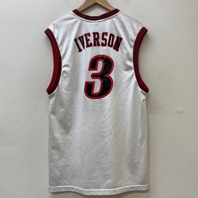 アイバーソン ゲームシャツ　メッシュ　リーボック Reebok リーボック タンクトップ NBA SIXERS シクサーズ IVERSON