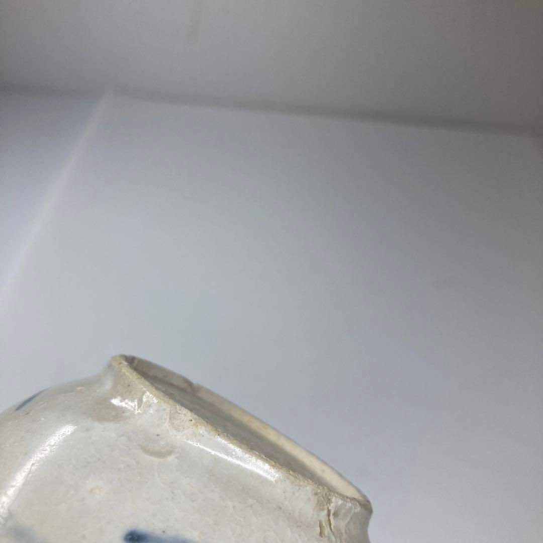 中国明時代　古染付　小壺　高さ7.5㎝　東な7-0104① 中国明時代 古染付 小壺 高さ7.5㎝ 東な7-0104①