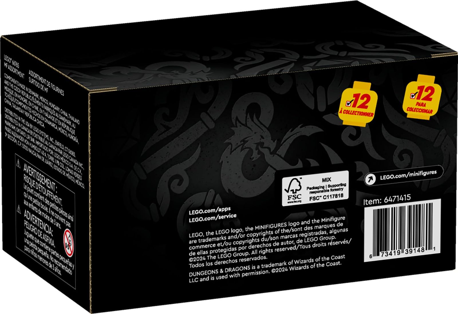 ミニフィギュア ダンジョンズ&ドラゴンズ 6個パック - 購入 男の子