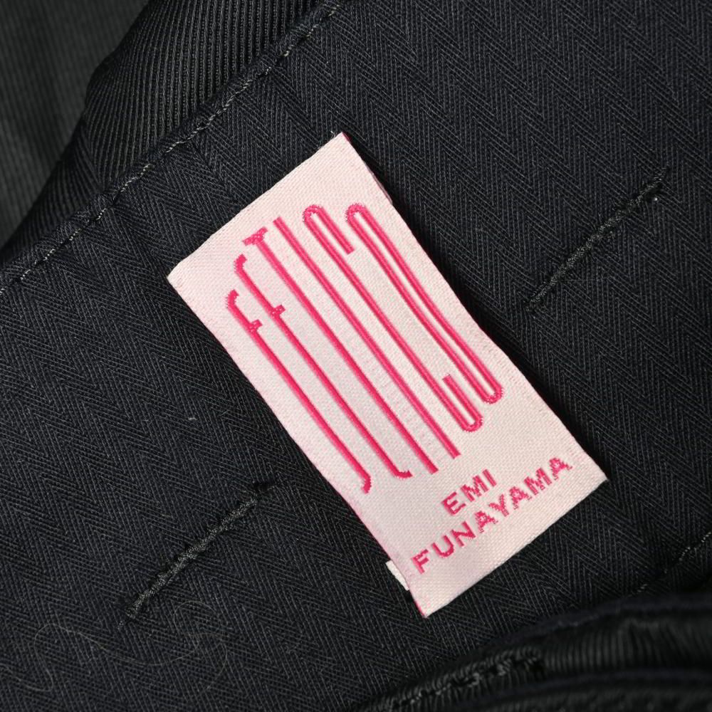 FETICO コットンレーヨン タック ワイドパンツ - メルカリ 