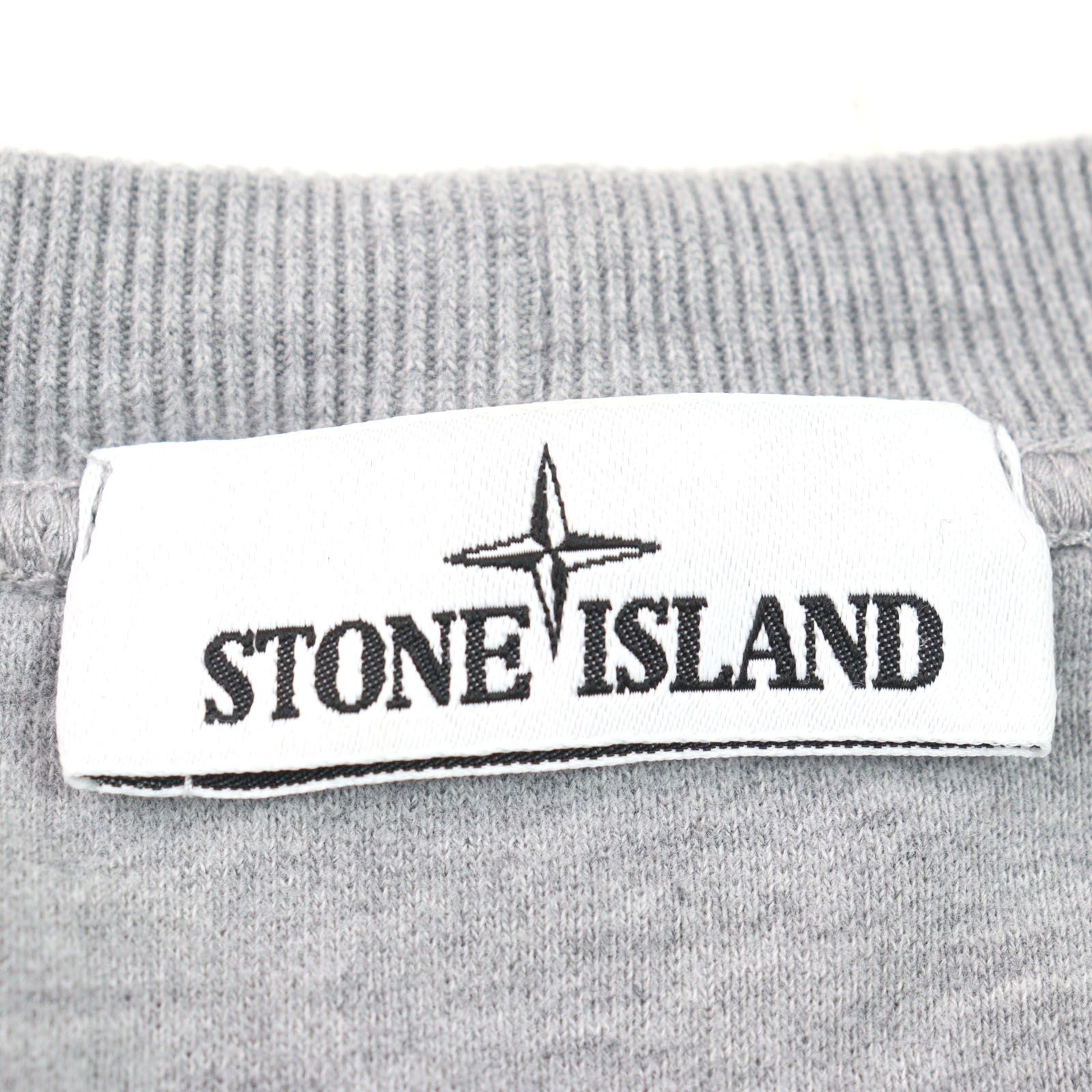 【STONE 】ワッペンスウェットシャツ751563020V0020正規品 ドンドン見直し】美品○STONE ISLAND ストーンアイランド