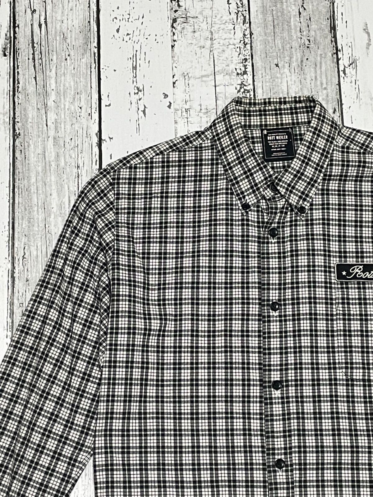 ROTTWEILER チェック柄 長袖シャツ　降谷 ROTTWEILER チェック柄 長袖シャツ 降谷 - メルカリ
