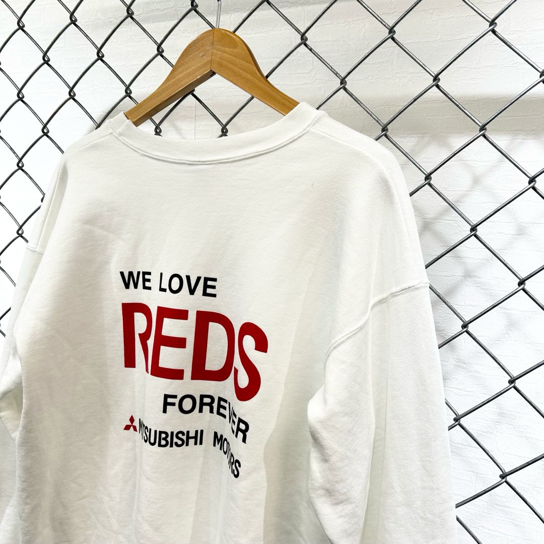 90s 浦和レッズ レディアプリント スウェット Jリーグ 浦和 レッズ RED