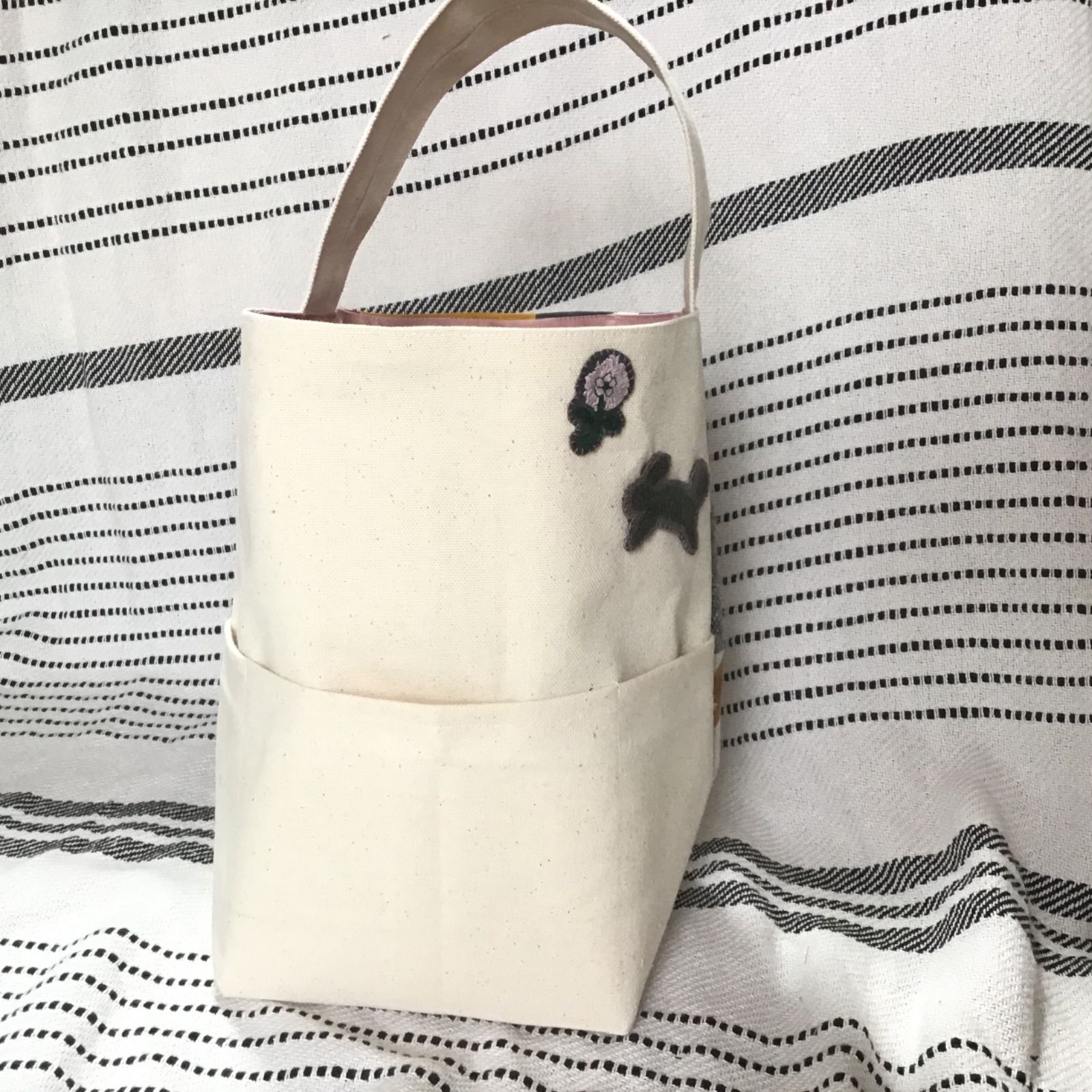 ミナペルホネン バケツバッグ ハンドメイド minaperhonen M - メルカリ