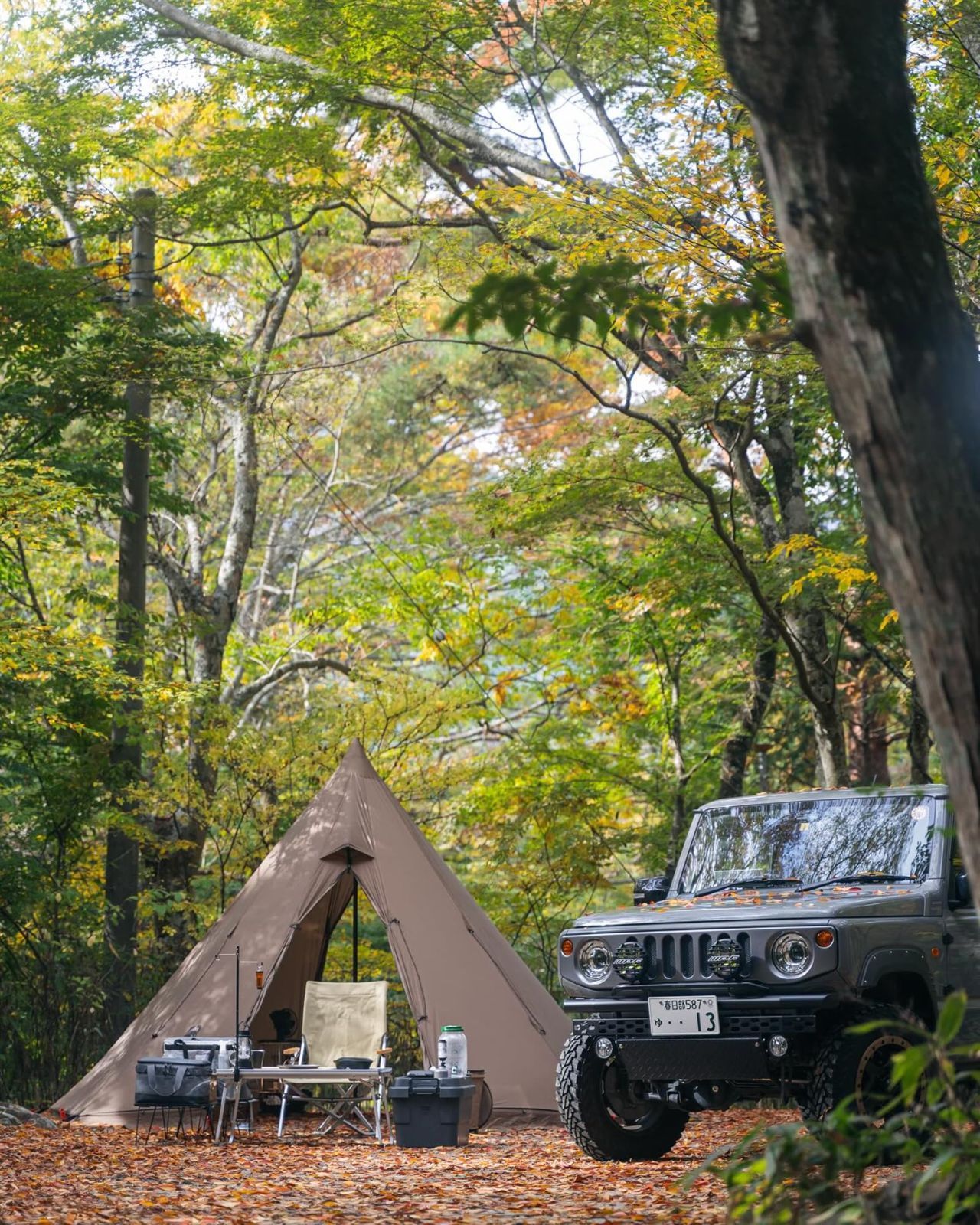 Fortressホットテント 1本ポール付き