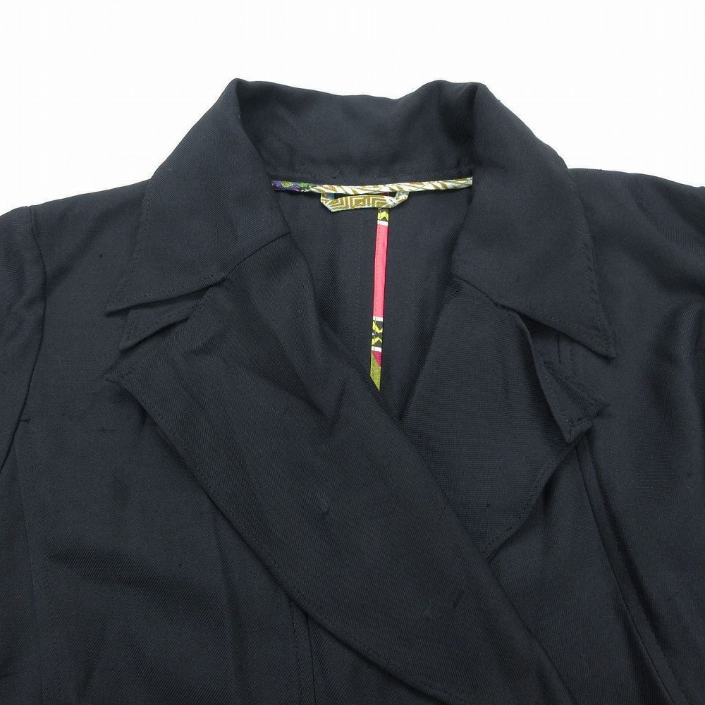 13ss ETRO エトロ トレンチ コート ジャケット ミディ丈 二重