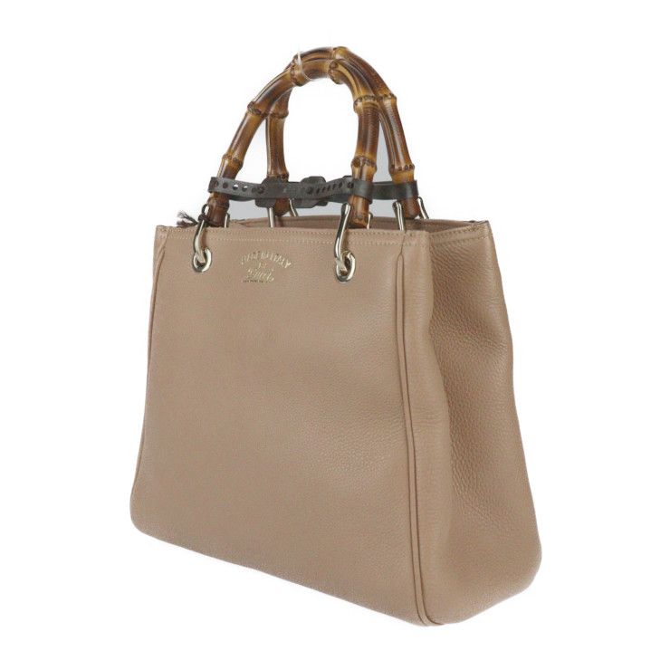 GUCCI グッチ ショッパー スモール ハンドバッグ 336032 レザー ピンク 