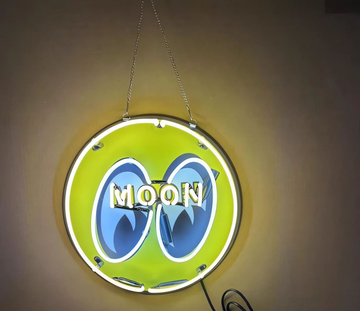 激レアカラー★ネオンライト MOON eyesデザイン★世田谷ベース★アメトイ ムーンアイズ LEDネオンサイン Moon eyes ネオン管 ネオン看板