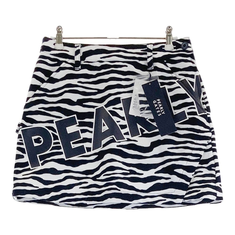 サイズ 0 PEARLY GATES パーリーゲイツ 055-1234036 スカート ゼブラ ネイビー系 240101527576 ゴルフウェア レディース ストスト