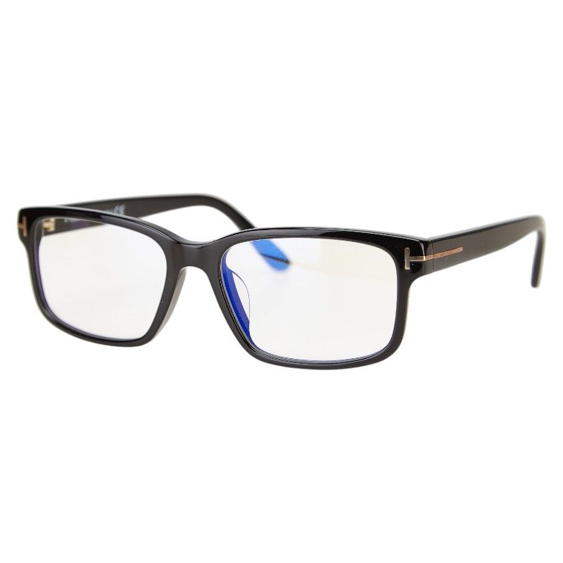トムフォード メガネ 伊達メガネ アジアンフィット TF5313-F-B 001 ブラック プラスチック メンズ TOM FORD 1-0215588
