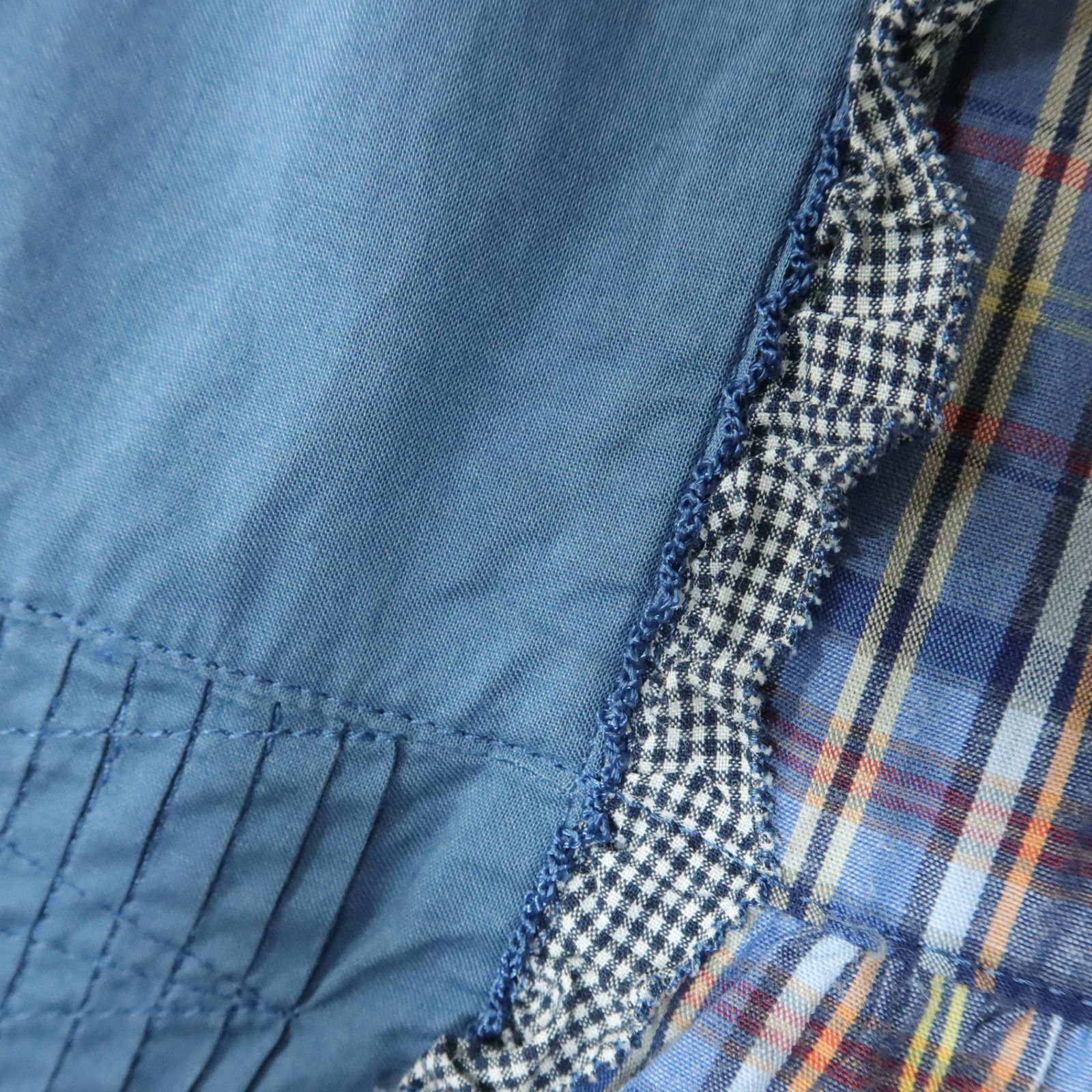 カネコイサオ/パッチワークモノトーンワンピース ワンダフルワールド カネコイサオ☆パッチワーク♪ローン