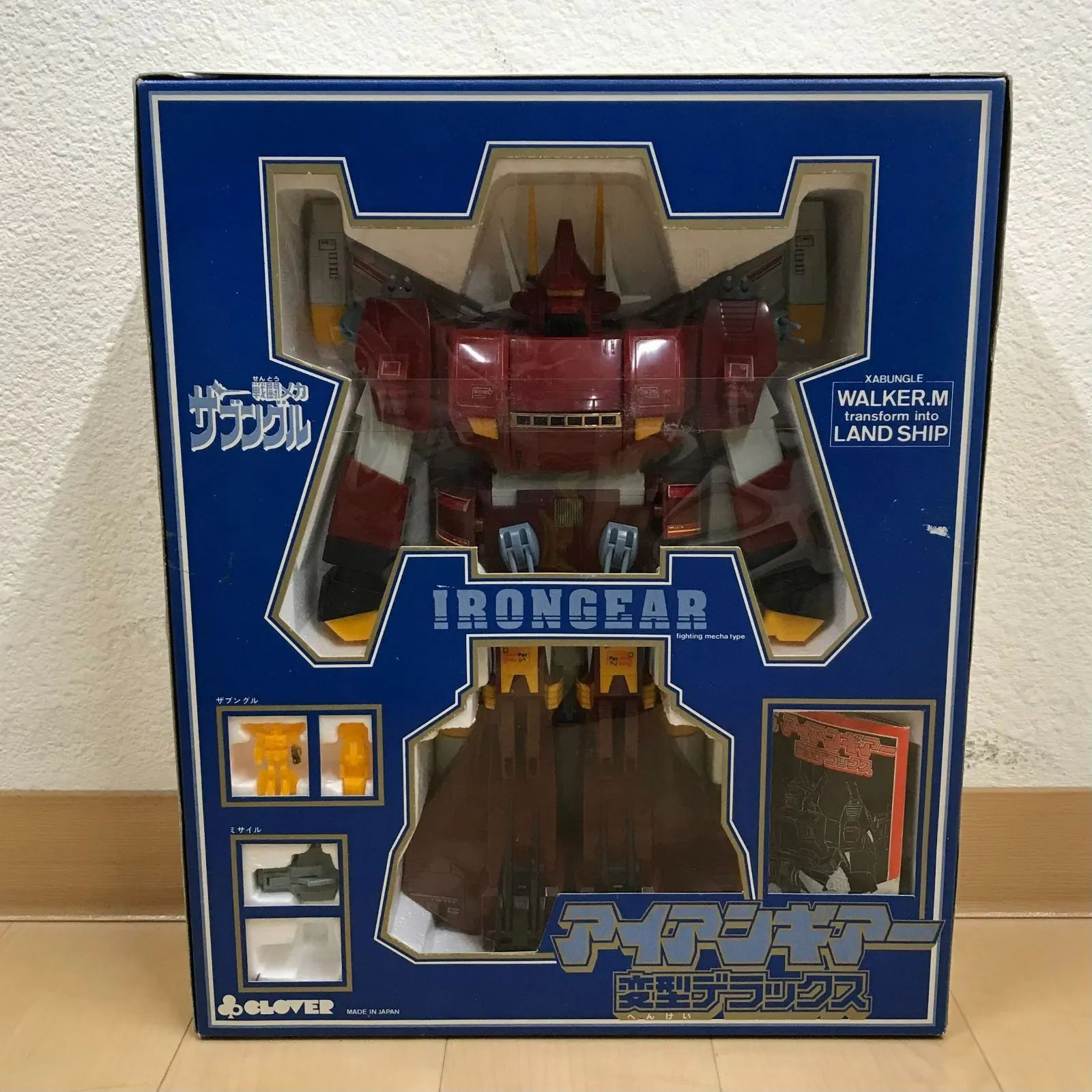 箱付きレア品】戦闘メカ ザブングル アイアンギアー変形デラックス