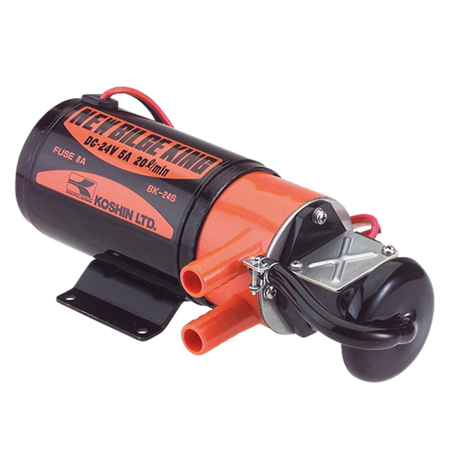 新品 工進(KOSHIN) 船舶用 ポンプ ニュー ビルジ キング 24V BK-24S [付属品無し]