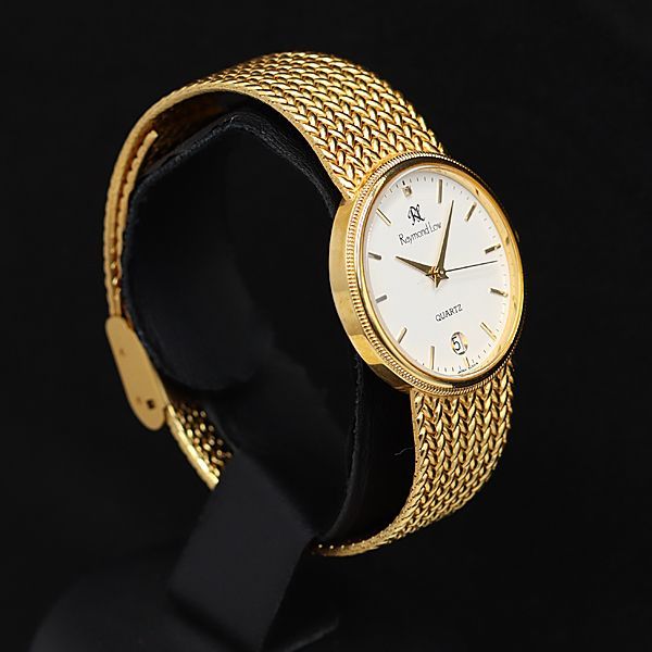 美品 稼働品 RAYMONDWEIL メンズ腕時計 白色文字盤